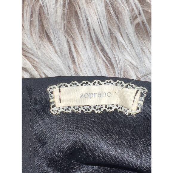 Soprano kids black dress with white flowers - Picture 3 of 9